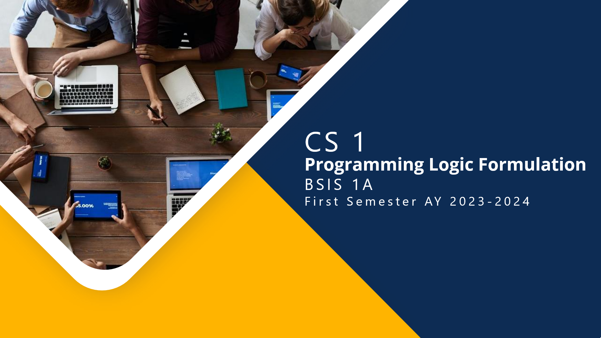 CS 1 - BSIS-1A1 (1st Semester 2023-2024)