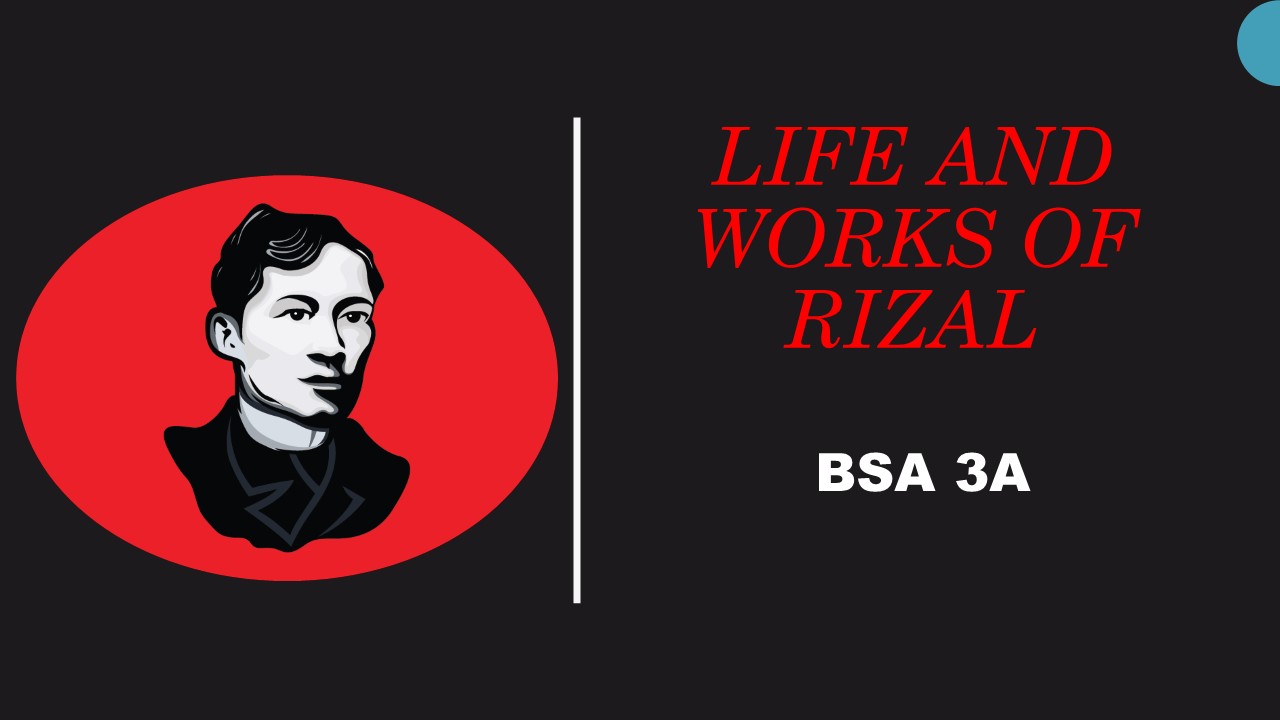 RIZAL - BS ARCH-3A (1st Sem 2021-2022)